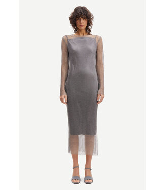 Samsøe Samsøe magda dress glitter light grey