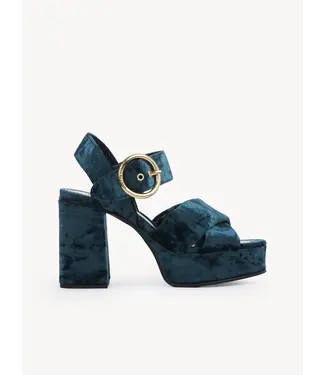 Orla velvet green