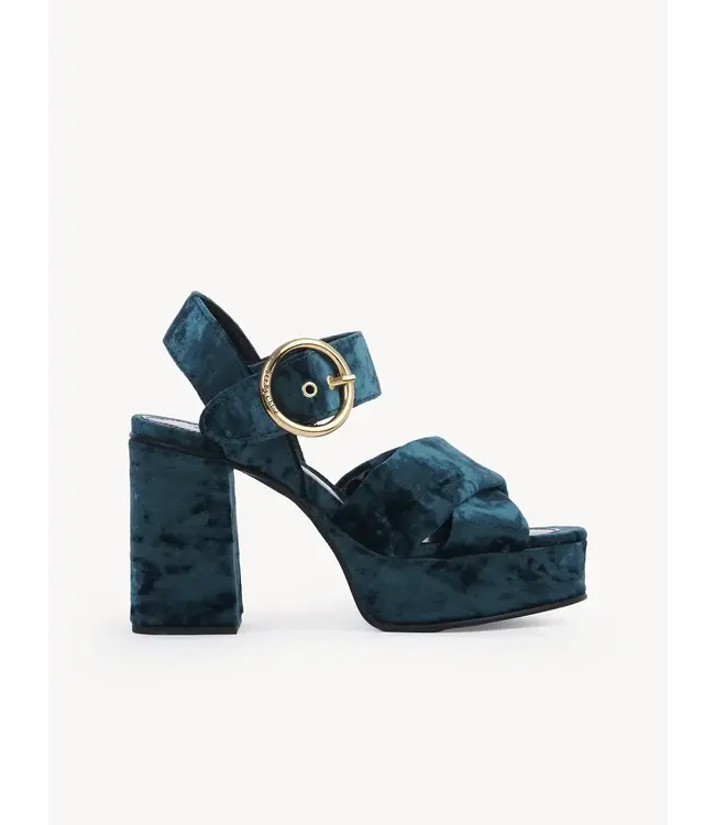 Orla velvet green