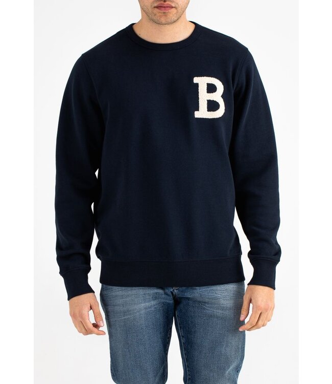 Butcher of Blue Army B crew sweater Alaska blue