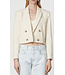 Vanessa Bruno Blaize creme cropped blazer