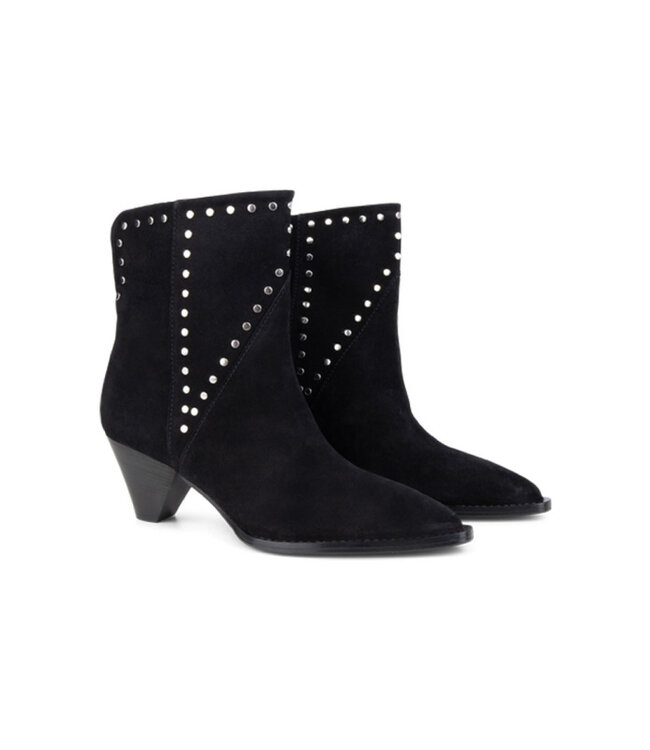 Dante 6 Kaia Studded ankle boots raven