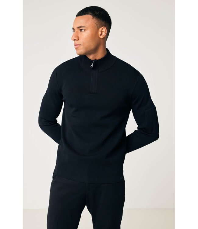 Genti Cool Dry heavy  Turtle zip 010 navy