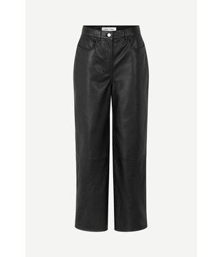 Samsøe Samsøe Shelly trousers leather black