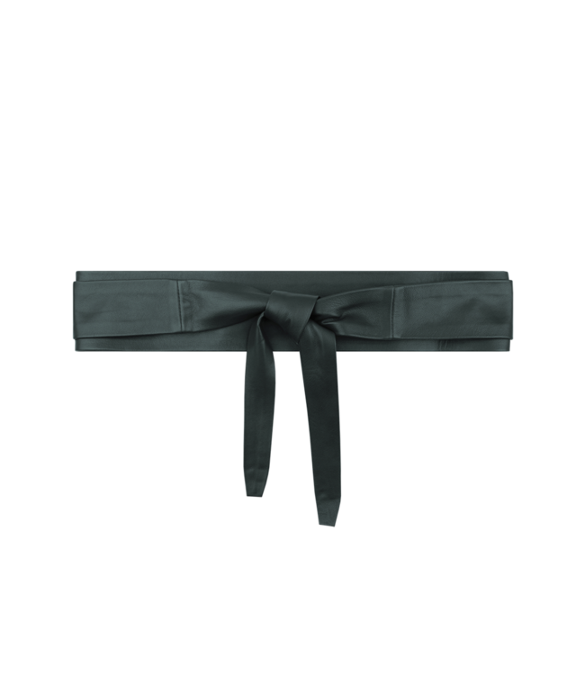 Dante 6 D6 Allegra wrap leather belt graphite green