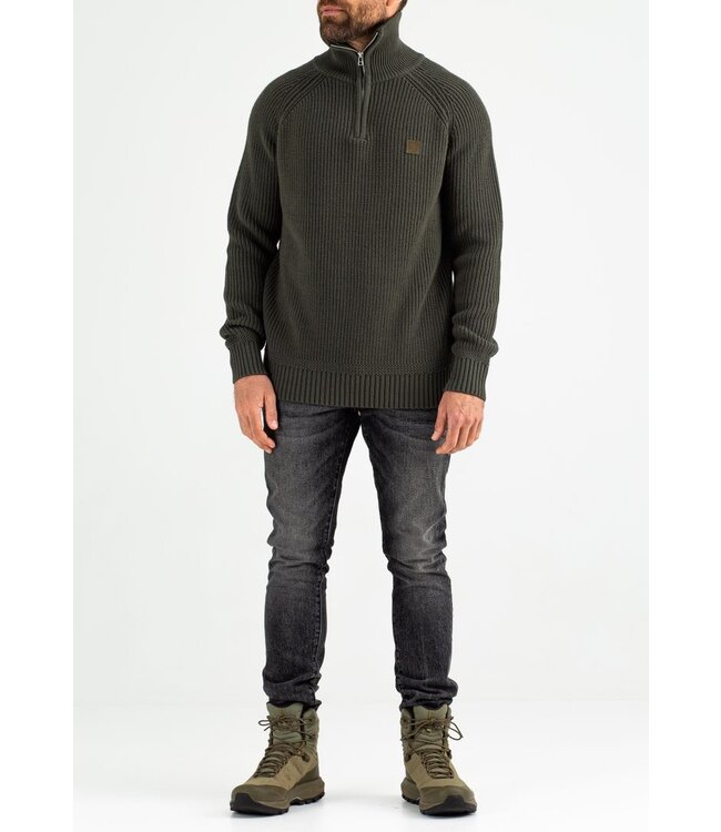 Butcher of Blue Overland half zip lava