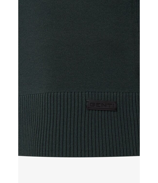 Genti Cool dry round knit longsleeve 170 green