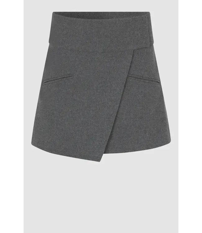 Second Female Daring skirt grey melange