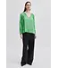 Second Female Drape tunic blouse shamrock green