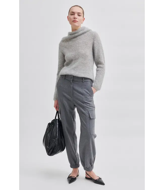 Second Female daring  trousers grey