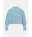 Closed Funnel neck blue water