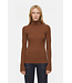 Closed cashmere knit auburn