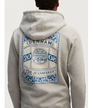 Denham Stamp reg hoody grey