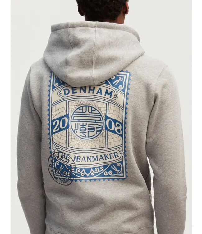 Denham Stamp reg hoody grey