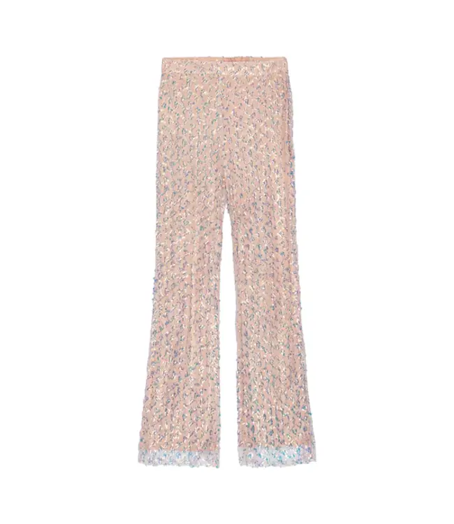 Solange peach glitter