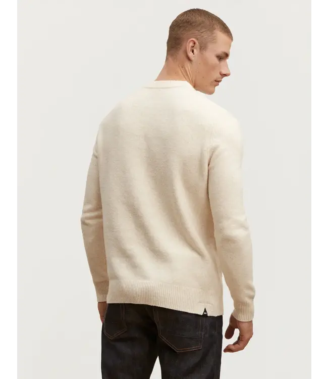 Denham Denham knit crew white