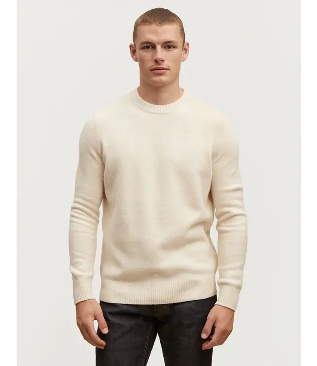 Denham Denham knit crew white