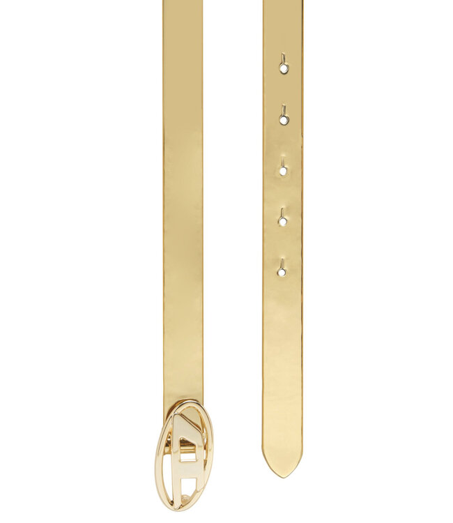 Diesel Oval D logo B-1 DR belt gold 20