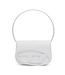 Diesel 1DR Shoulder bag rubberized leather matte white