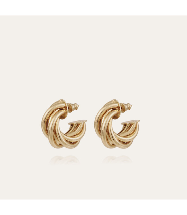 Gas Bijoux Atik mini hoop earrings gold