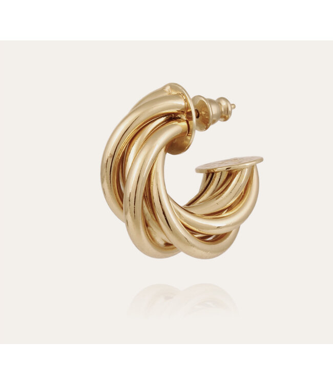 Gas Bijoux Atik mini hoop earrings gold