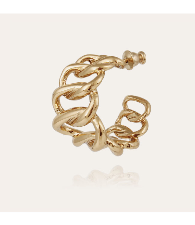 Gas Bijoux Bronx hoop  earrings gold