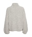 Gestuz Alpha ls rollneck light grey melange