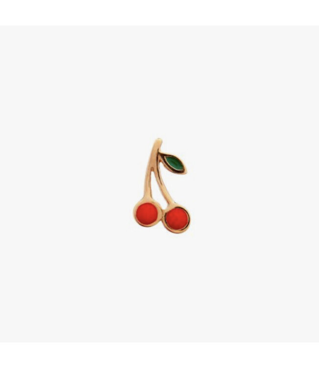 Stine A Jewelry cherry red earstick