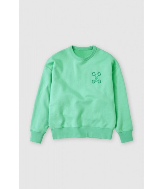 Closed Sweater crewneck 610 green kick