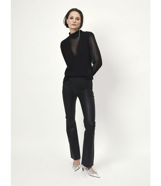 Dante 6 Rapallo contrast sheer top