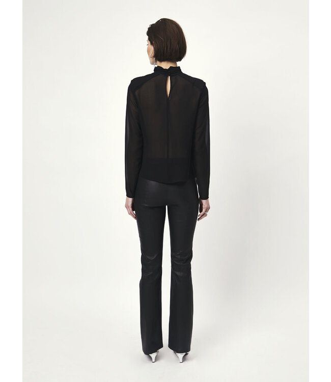 Dante 6 Rapallo contrast sheer top