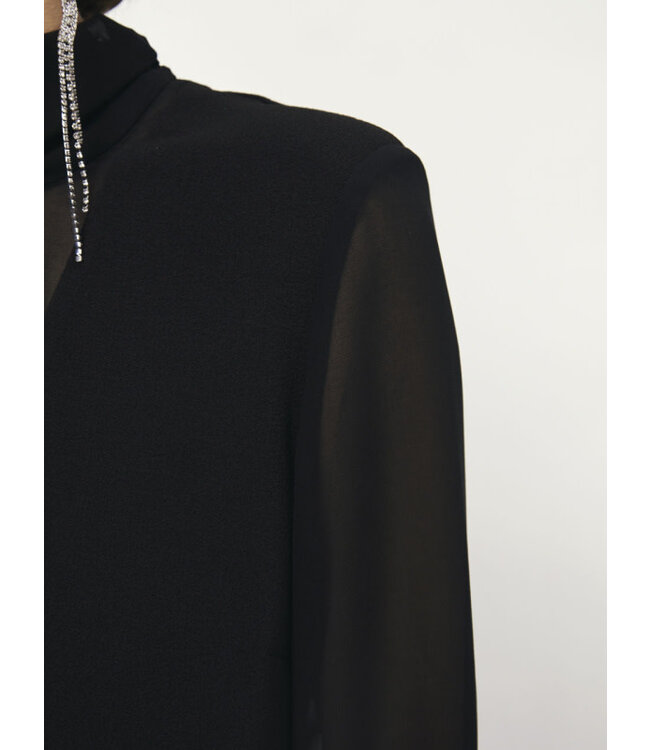 Dante 6 Rapallo contrast sheer top