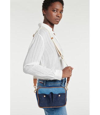 Vanessa Bruno Camera bag blue  denim