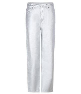 Dante 6 D6 Axelle straight crop jeans silver