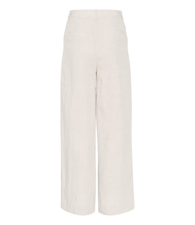 Gestuz Liza linnen pants tammy light sand