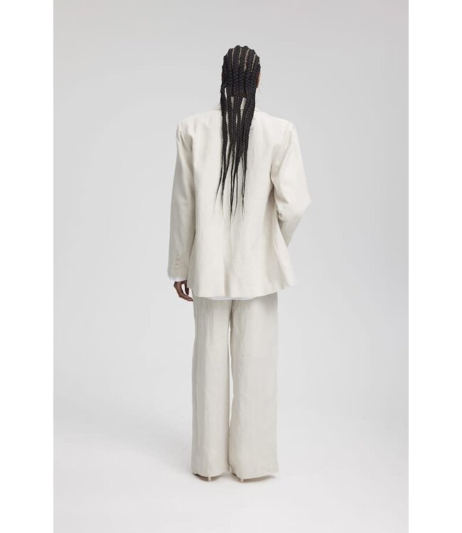 Gestuz Liza linnen pants tammy light sand