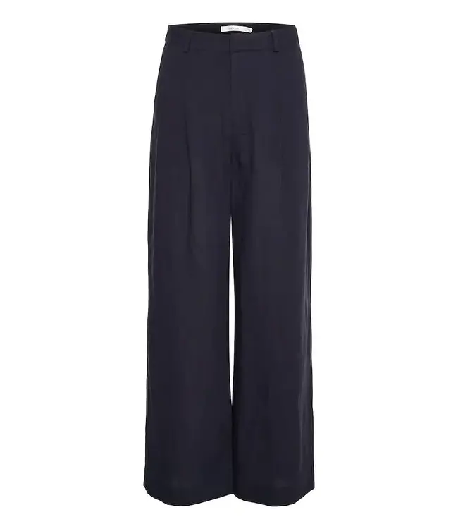 Gestuz Liza linnen pants tammy Navy