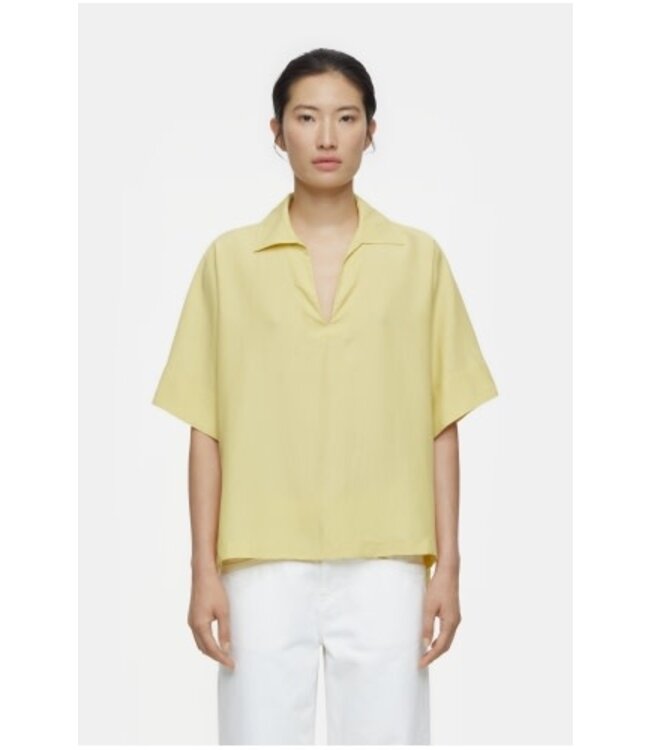 Closed Short sleeve tunic yellow calamatta