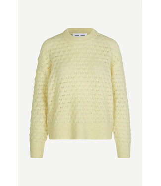 Samsøe Samsøe Saanour pointelle  sweater pear sorbet