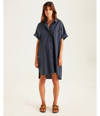 Sacrecoeur Collection Sam Carbone dark blue dress