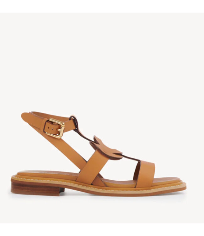 See by Chloe Loys flat sandal tan