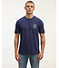 Denham Flora Reg Tee patriot blue