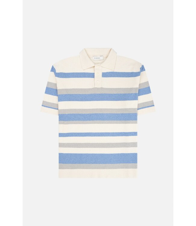 The GoodPeople Pstripe off white blue