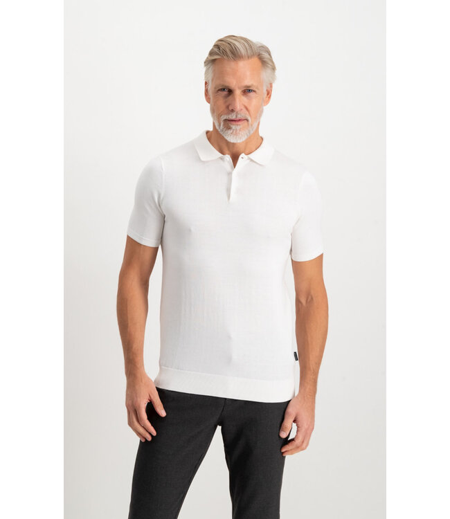 Saint steve Chris Polo white