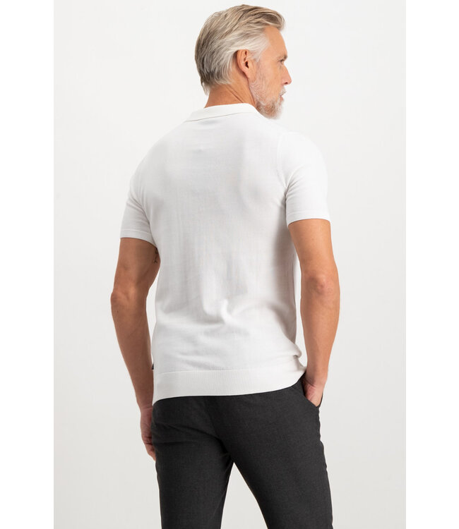 Saint steve Chris Polo white