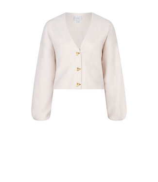 Dante 6 D6Fling cropped cardigan butter cream