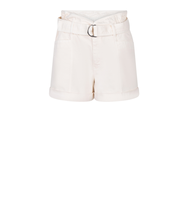 Dante 6 Elaine belted denim short butter cream