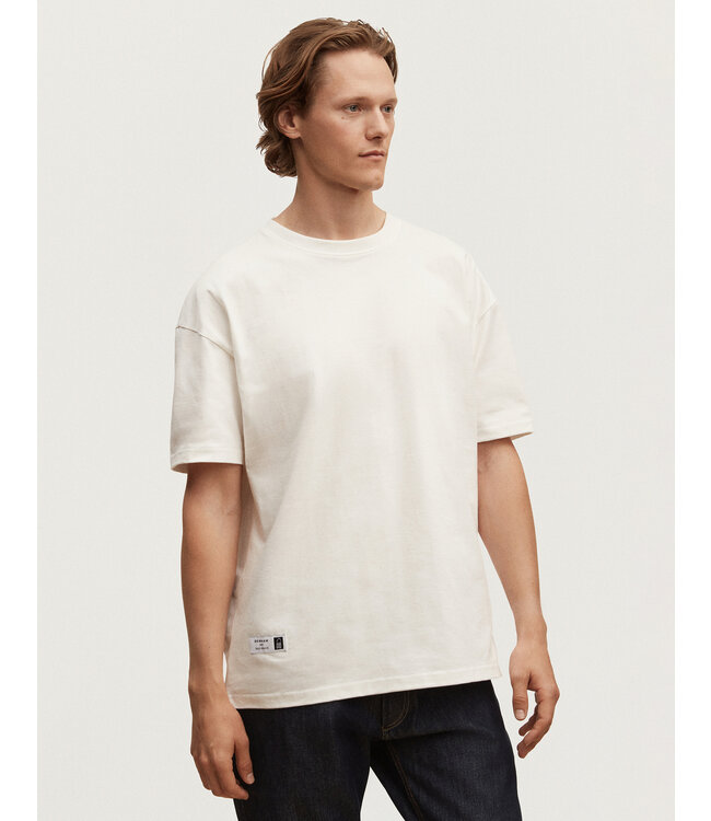 Denham Dx Said better box Tee Ecru