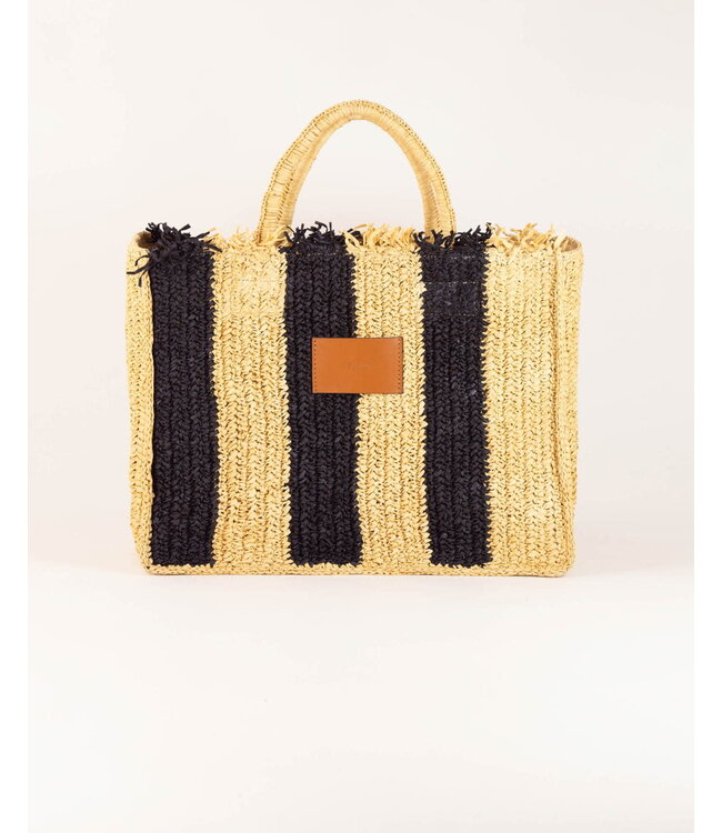 Sessùn Loutalou whiblack stripes bag