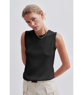 Second Female Wilda knit top black